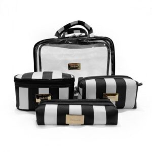 Conj Nécessaire Zebra listras grossas (4 pcs)