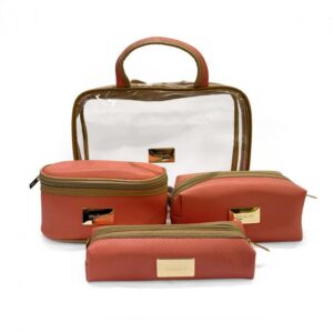 Conj Nécessaire Rosa Chic (4 pcs)