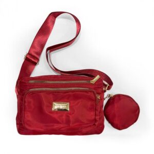 Bolsa tira colo nylon (Vermelha)