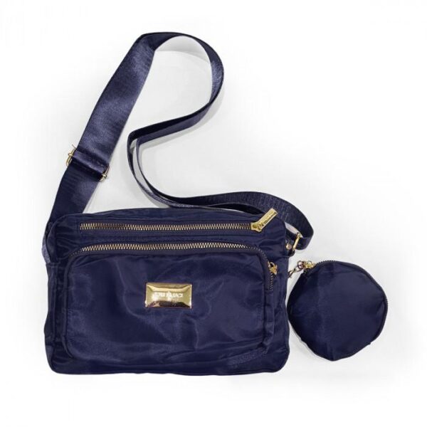 Bolsa tira colo nylon (Azul Marinho)