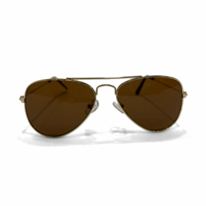 ÓCULOS ESSENTIAL AVIADOR INFANTIL DOURADO (LENTE MARROM) - Imagem 3