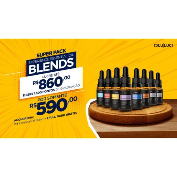 PACK PROMOCIONAL ESSENTIAL OIL BLENDS (7+1)