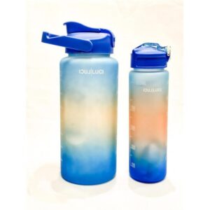 Garrafa Personalizada Luci Luci (Azul, Amarelo e Azul) - com 2 unidades.