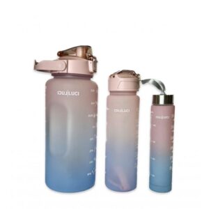 Garrafa Personalizada Luci Luci (Azul e Rosa) - com 3 unidades.
