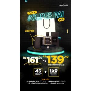 PACK SUPER PAI (PREMIUM PRETO BRILHO)