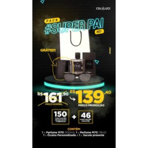 PACK SUPER PAI (CLASSIC PRETO)