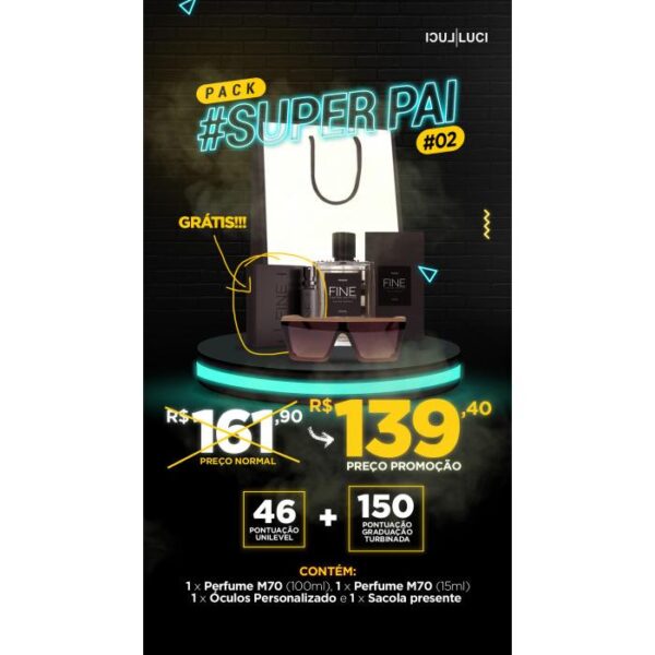 PACK SUPER PAI (ELECTRA BEGE)