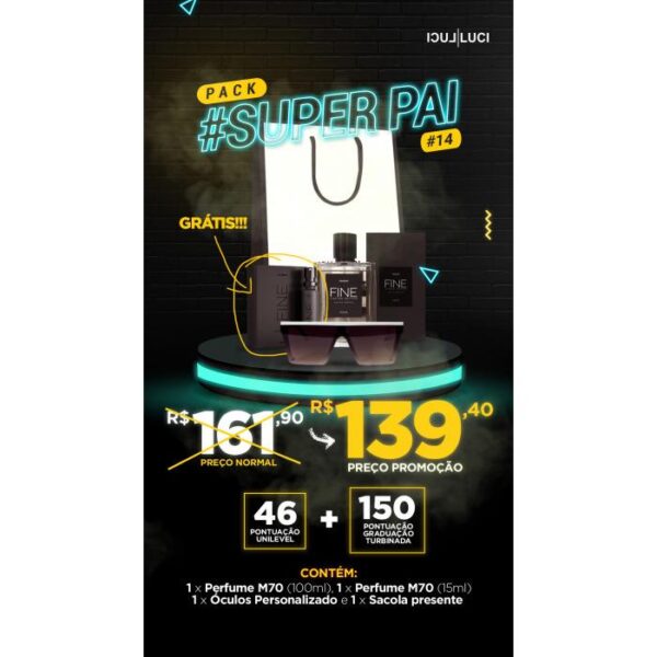 PACK SUPER PAI (ELECTRA BRANCO)