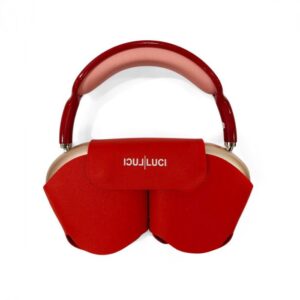 Fone de ouvido sem fio almofada com case (Vermelho) - Imagem 2
