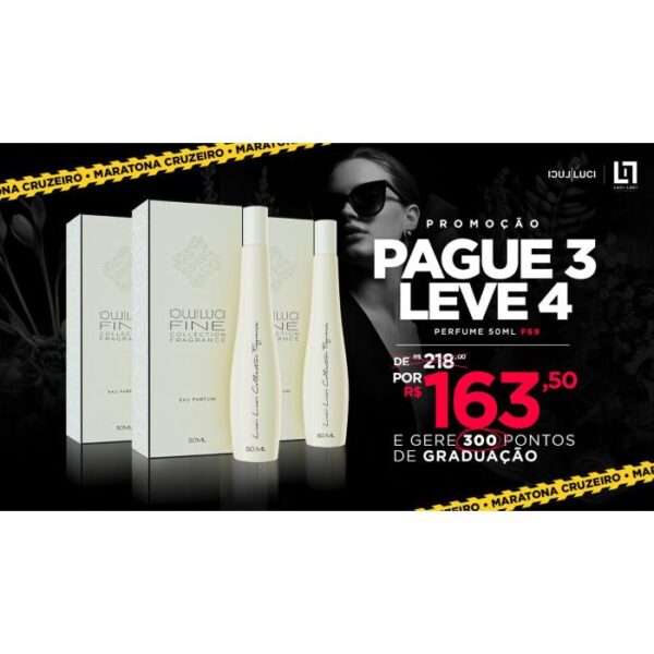 Pack Perfume F69 50ml (Pague 3 leve 4)