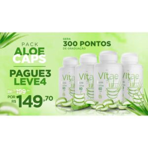 Pack Aloe caps (Pague 3 leve 4)
