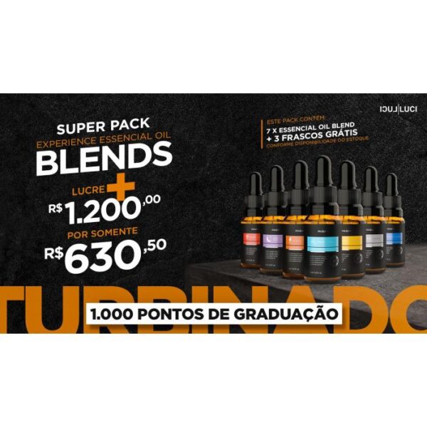 Pack de óleos essenciais (Pague 7 e leve mais 3 frascos de graça)