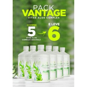PACK VANTAGE PAGUE 5 LEVE 6  - VITAE ALOE COMPLEX (SABOR NATURAL)