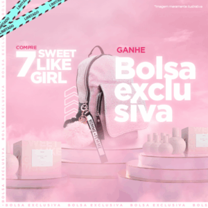 Pack sweet like girl - (Ganha Mochila exclusiva)