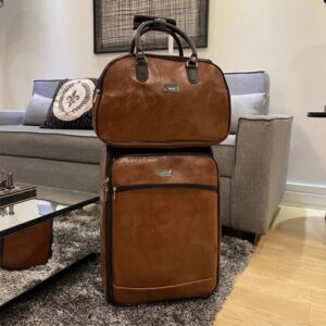 Conj Mala + Bolsa Luci Luci Elements (Café fosca)