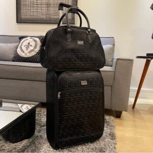 Conj Mala+Bolsa Luci Luci Elements (Preta 3D)