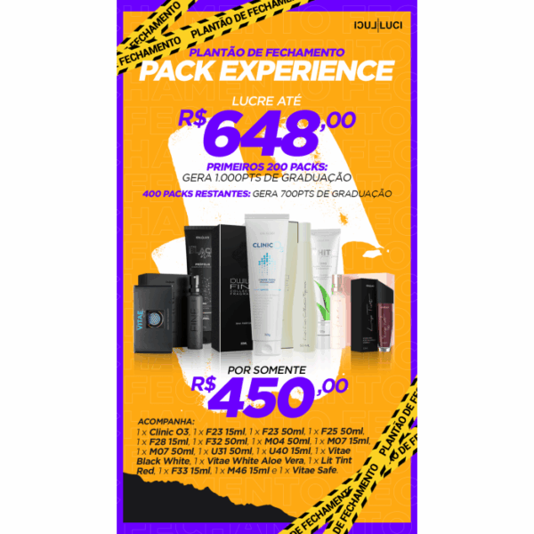 PACK EXPERIENCE (LOTE 2)