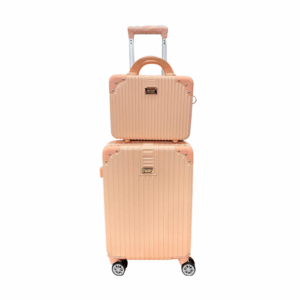 CONJ MALA + NECESSAIRE IMPERIAL RETRO (SALMÃO) - Imagem 2