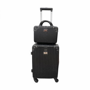 CONJ MALA + NECESSAIRE IMPERIAL RETRO (PRETA) - Imagem 2