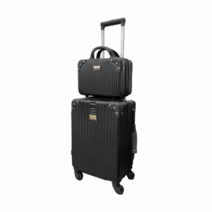 CONJ MALA + NECESSAIRE IMPERIAL RETRO (PRETA)