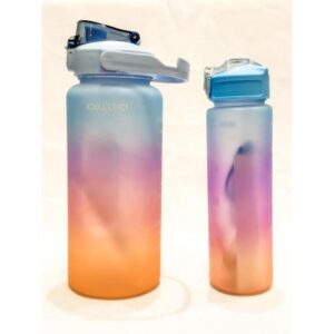Garrafa Personalizada Luci Luci (Laranja, Lilás e Azul) - com 2 unidades.