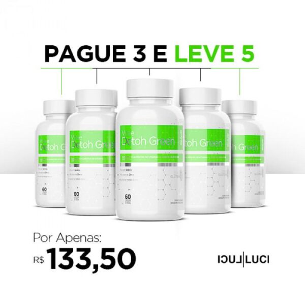 Pack Detoh Green - antigo (Pague 3 leve 5)
