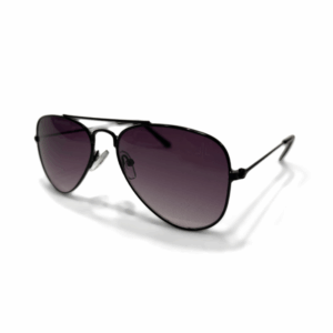 ÓCULOS ESSENTIAL AVIADOR INFANTIL PRETO (LENTE MARROM) - BLACKNOVEMBER