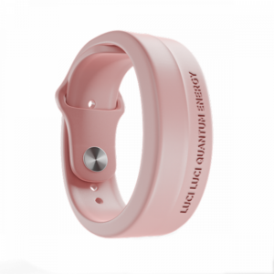 Pulseira silicone magnética quantum energy - Rosa