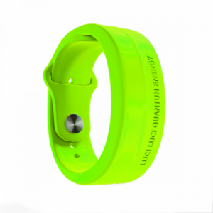 Pulseira silicone magnética quantum energy - Verde