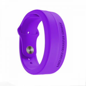 Pulseira silicone magnética quantum energy - Roxo