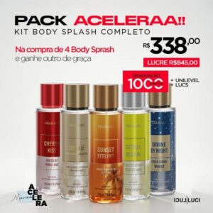 PACK ACELERAA Body Splash (Pague 4 leve 5)