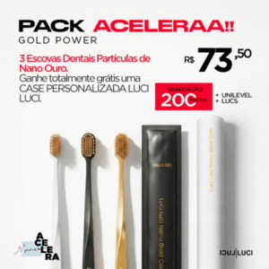 PACK ACELERAA GOLD POWER - Ganhe uma Case Personalizada