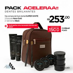 PACK ACELERAA Dentes Brilhantes (Ganhe uma Necessaire Térmica)