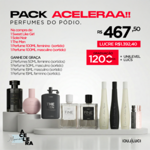 PACK ACELERAA PERFUMES DO PÓDIO!