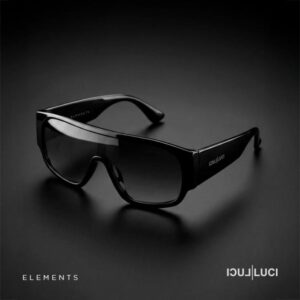 Óculos Luci Luci elements Tom Rider Preto lentes Pretas