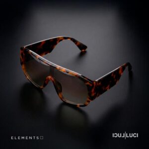Óculos Luci Luci elements Tom Rider Onça lentes Pretas